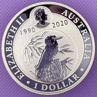 2020-p Australia Kookaburra  1 1 Oz  9999 Silver Coin Bu