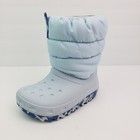 Crocs Classic Neo Puff Boot Toddler Size 10 Lt Blue Warm Winter Boot Shoes