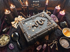 Book Of Shadows Text Book 600 Aged Pages Black Snake Witch Spell Book 8x6 Inch
