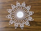 Vintage Tatting Set Of 3 Ecru Tatted Doilies