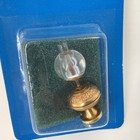 Vintage Miniaturelite Brass Lamp W Globe Shade 1 12 Dollhouse Table Light 12volt