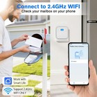 Mailbox Sensor Wireless Alarm 500 Ft Range With Led Light Sound 2 4g Mail 500