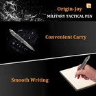 2 Pack Tungsten Steel Military Tactical Pen Set Multifunctional Edc Self Defens
