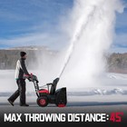 Powersmart 80v 26  Cordless Snow Blower  Self-propelled  2 X 6ah Battery  Led