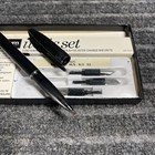 Vintage Platignum Italic Set W  3 Calligraphy Nibs But Missing Fountain Pen