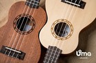 Uma Ukulele Carving Series Uk-sun Soprano With Gig Bag