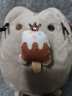  Pusheen Gund Kitty Cat Ice Cream Cone Plush Stuffed Animal Gray 9  Nwt 2024