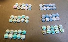 Lots Of 10 1960s Vietnam War Era Beercan Dui Di Pin Plastic Clutchbacks - Rare -