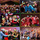 170 Pcs Glow In The Dark Party Supplies 100 Glow Sticks  30 Led Glasses And 40 F