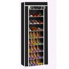 Dustproof 10 Layers Shoes Cabinet Storage Organiser Shoe Rack Space 20pairs