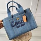 Coach  Canvas Cargo Tote 26 Denim New Cp164