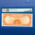 Fr 1173 1922  10 Dollars Gold Certificate  hillegas Note   Pmg Au 55 Epq  28298