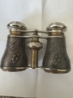 Sportiere Paris Antique French Opera Glasses Binoculars  Embossed Leatherette