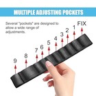 2pcs Car Door Limiting Straps  Strong Nylon Check Strap  Load 1000 Lbs Black