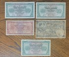 Vintage Banknote Lot From Belgium 