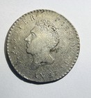 Haiti 1830 An27 100 Centimes Choice Au Silver Cannons With Cannon Balls