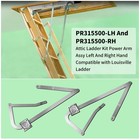 Pr315500-lh And Pr315500-rh Pair Attic Ladder Arms For Louisville Ladder