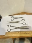 Vintage Set Of Three 1940 s  Barbers Hair Salon Stylist Hair Scissors  Used