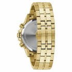 Bulova Men s Chronograph Date Window Gold Tone Quartz Watch 45mm 97b217
