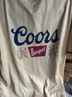 Coors Banquet Beige Button-front Baseball Jersey Shirt Breweriana Theme