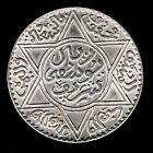 Morocco - Rial  10 Dirhams  Ah1331  1913  Unc Km  33