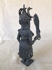 African Benin Bronze Figure From Nigeria