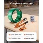 Uimoso Banding Strapping Kit With 1000 Ft Pet Strap And 300 Metal Seals  Orange