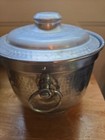 2 Vintage Hammered Aluminum Ice Buckets Made In Italy