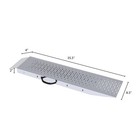 2pc 35 5  Loading Ramps Steel Ramp Set For Atvs  Motorcycles Mower Holds 1200lb