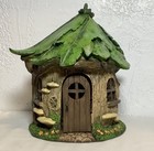 Woodland  Knolls Forest House By Fairy Homes Gardens Leaf Roof Whimsical 9 In 