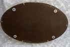 Vintage Oval Vanity Mirror Tray Gold Tone Filigree There Are Scratches On Mirror