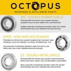 Mr128 2rs Rubber Sealed Ball Bearing 8x12x3 5mm Qty10 