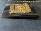 Vintage 1949 Sofia Sports Boxing Award Trophy Bronze Plaque Signed Rare