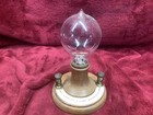 1979 1879-1979 100th Anniversary Thomas Edison Bulb Replica Wood Base Works