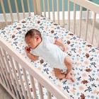 Disney Baby Lion King Adventure White Baby Fitted Crib Sheet By Lambs   Ivy