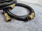 Jb Industries 5  Kobra Angle End  Black Rubber Heavy Duty Charging Hose Set