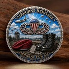 U s  Army Airborne Units Challenge Coin 82nd 101st 11th 173rd Airborne Heritage