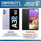 For Samsung Galaxy A32 5g Hard Hybrid Magnetic Ring Case Cover With Card Holder