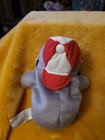 Coca-cola Plush 1997 Beanie Seal Wearing Baseball Cap And Drinking Coke Vintage
