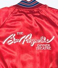Rare Vtg 80s Burt Reynolds Dinner Theatre Ringer Satin Varsity Baseball Jacket
