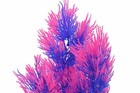Aquarium Fish Tank Decoration Ornament Artificial Plastic Plant 15 5  Pink