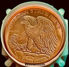 Golden State Mint Walking Liberty Eagle 1 Oz  999 Fine Copper Round Usa