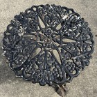Antique Vintage Victorian Grape Vine Cast Iron Patio Table Grapes   Leaf Garden