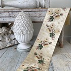 Luminous Antique French Silk Brocade Fabric Thin Border Material Cloth