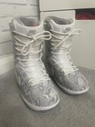 Nike Vapen Snowboard Boots Uk 6 5   Eu 40 5 White Grey Snakeskin 