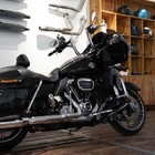 Black Leg Guards Wind Deflectors For 06-24 Harley Street Glide