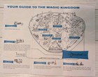 2 Original 1961 Welcome To Disneyland Map Brochure Guided Tour Tags With Parking