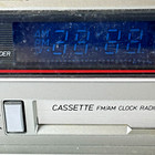 Vintage Ge Stereo Spacemaker  7-4269a Fm am Clock Radio Cassette Player Tested 