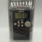 Radioshack 1200587 Am fm Digital Pocket Radio Black Built In Speaker Portable