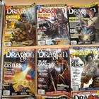 Lot Of 13 D d Dungeons   Dragons - 2002 Dragon Magazines Completed Year - Read  